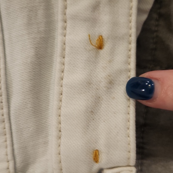 Anthropologie Pilcro And The Letterpress White Jean Shorts Size 30! - Picture 13 of 13